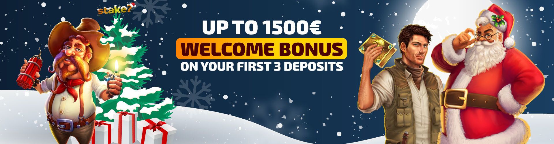 Interface festive de Stake7